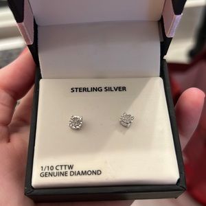 Sterling silver studs
